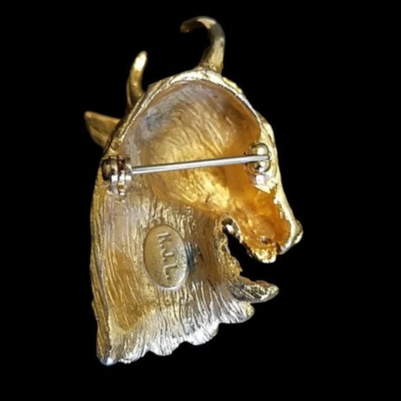 Vintage KJL Kenneth Lane Fantasy Deer Brooch - Picture 4 of 4